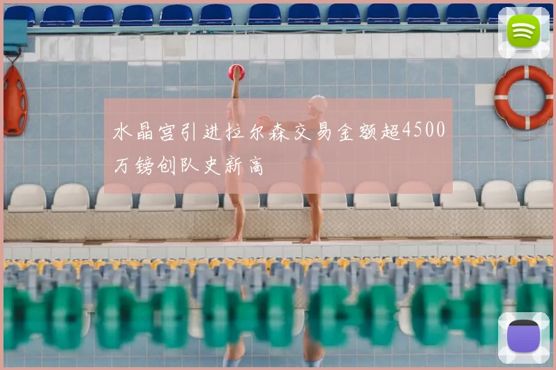 水晶宫引进拉尔森交易金额超4500万镑创队史新高